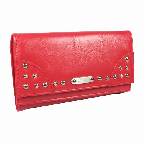 Kenneth Cole Reaction Women's Studded Double Flap Clutch Wallet