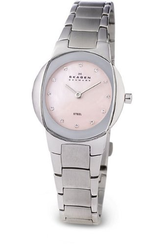 Skagen Women's 589SSXP Crystal Accented Stainless Steel Watch