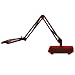 O.C. White 82600-4-R Green-Lite 4 Diopter Rectangular LED Magnifier, Weighted Base, Red, 43" Reach, 7" Length, 5-1/4" Width