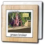 Shrimp Pawn Broker - 6 Inch Tile Napkin Holder