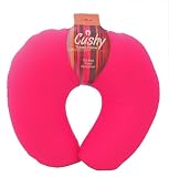 Pink Cushy Micro-Bead Travel Neck Support Pillow