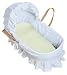 Kushies Certified Organic Bassinet/Carriage Pad Fitted Sheet, Green