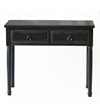 Review Privilege  / Privilege 24082-B 2 Dr Framhouse Console - Vintage Black