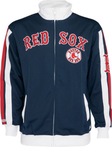 Boston Red Sox Red Full Zip Tricot Track Jacket
