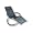 Proteam MF1121 - Moon Rocker Black Textiline indoor / outdoor garden chair