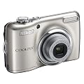 Nikon Coolpix L23 Digital Camera - Silver (10MP, 5x Optical Zoom) 2.7-inch LCD