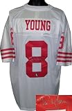 Steve Young signed San Francisco 49ers Vintage Reebok White Jersey- Young Hologram