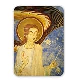 Angel on the West Wall (fresco) by - Mouse Mat Art247 Highest Quality Natural Rubber Mouse Mats - Mouse Mat
