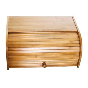 Lipper International Bamboo Rolltop Bread Box by Lipper
