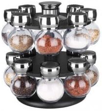 Hds Trading SR44072 16 Piece - Revolving Spice Rack by HDS Trading