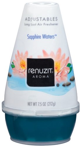 Renuzit Adjustables, Sapphire Waters, 7.5-Ounce (Pack of 4)