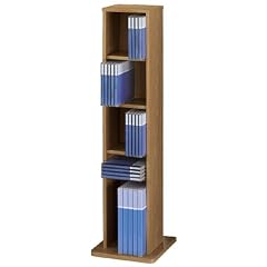 Hama CD-/DVD-Turm "Roma" 60 CDs / 24 DVDs, Buche