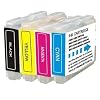 4PK PRINTER INK LC51 LC-51 For BROTHER MFC-240C 440CN