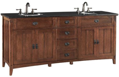 Artisan Bath Vanity 72W LIGHT OAK