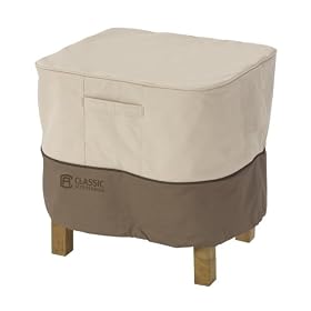 Classic Accessories Veranda Square Ottoman/Side Table Cover
