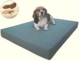 37"X27"X4" MEDIUM LARGE Waterproof Orthopedic Memory Foam Pad Pet Dog Bed with Durable External Canvas cover