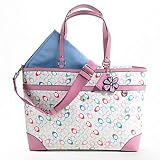 Coach Coated Signature Chelsea Multicolor Pink Multifunction Diaper Baby Laptop Bag 16873