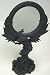 Wicked Winged Dragon Table Mirror Vanity Gothic