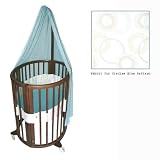 STOKKE SLEEPI Mini Bedding Set Blue Circles