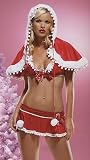 Christmas 2PC Holiday Santa Claus Sexy Holiday Party Costume