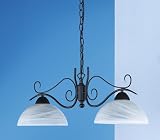 TRIO Pendelleuchte 2 Flammig Landhaus Stil