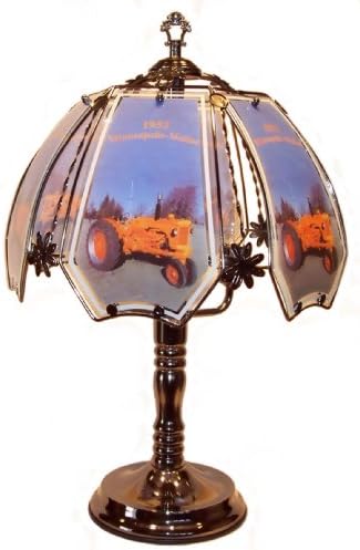 Minneapolis Moline Tractor Pewter Touch Lamp