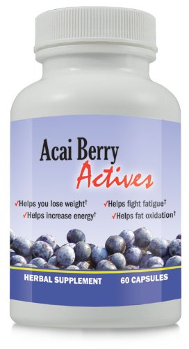 Actifs de baies d'Açai - Complément à l'Extrait de Baie d'Açai pour la perte de poids et une meilleure santé ~ 3 bouteilles 