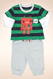 2 Piece Pure Cotton Robot Outfit