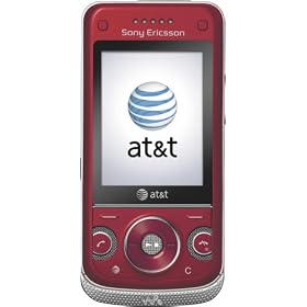 Sony Ericsson W760a Phone, Red (AT&T)