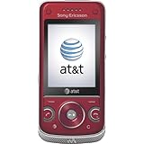 Sony Ericsson W760a Phone, Red (ATandT)
