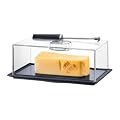 Bodum - K10925-911 - Bistro - Plateau � Fromage - Couvercle / Couteau - Gris Fonc�
