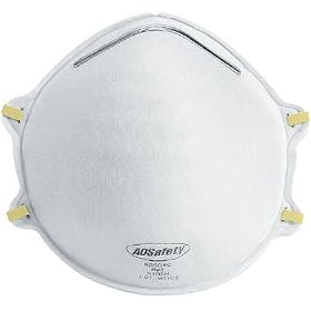 Sanding, Drywall, Fiberglass Respirator, Box of 20
