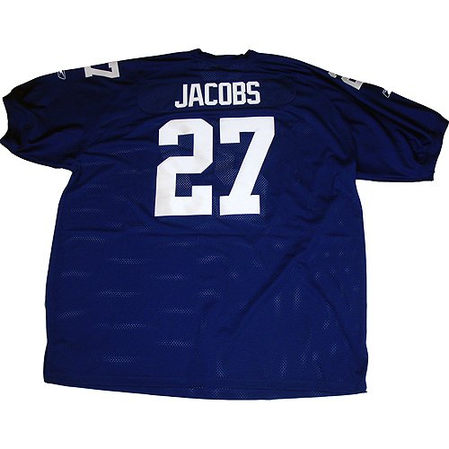 Steiner Sports NFL New York Giants Brandon Jacobs Authentic Blue Giants Jersey