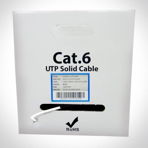 CAT 6 Plenum - White CAT6 Plenum Pure Copper
