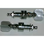 Grover Geared Banjo Pegs 120C Chrome Machines, Set of 4