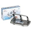 CARL MFG. USA INC. / CUI63040 / 40-Sheet capacity hc-340 heavy-duty 3-hole steel punch, 9/32 dia., silver / Sold as 1 EA