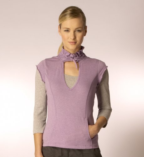 Per Una 3/4 Sleeve Tie Gather Neck Top clothing