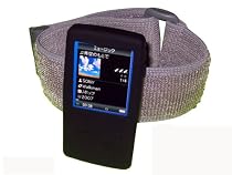 BLACK Sports Armband and Silicone Skin Case Cover for Sony Walkman Video + FREE Screen Protector  (NW-A800, NW-A805, NW-A806, NW-A808, NWZ-A815, NWZ-A816, NWZ-A818)