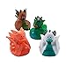Fun Express Dragon Rubber Duckies (Set of 12) Medieval Party Supplies