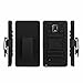 Samsung Galaxy Note 4 Case - Exact Samsung Galaxy Note 4 Case [SideARM Series] - Rugged Holster Case with Kickstand for Samsung Galaxy Note 4 (SM-N910S / SM-N910C) Black/Black