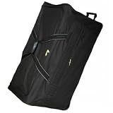 Borderline Massive XXL 40 Inch Wheeled Luggage Bag (Black)