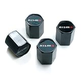 NISMO Logo Black Tire Valve Caps