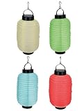 4 x Solarleuchte Solarlampe Solar Lampion Partykette