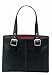 SOLO Classic Collection Ladies Laptop Tote, Padded Compartment Holds Notebook Computer up to 16 Inches -  Black with Red Lining (K709-4/17)