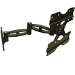 Designer Habitat - Cantilever TV Wall Mount Swivel Bracket for LCD Plasma TV (13 - 37") to Fit All VESA 75mm & 100mm + Extension Plates for Wider Spacings - New Slim Design