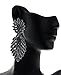 Women's Bohemian Tribal Style Rhinestone Studded Clip On Fashion Earrings