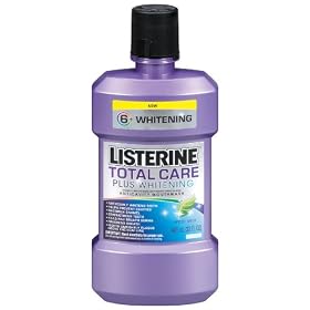 Listerine Total Care Plus Whitening Mouthwash Fresh Mint, 32-Ounce