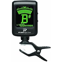 Profile Mini Clip-On Digital Tuner with Back Light, Black, AMS-PT-2800