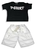 Mish Mish - Infant/Newborn Baby Boys Short Set, White, Navy
