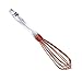 Norpro Silicone Whisk, Red, One Size, As Shown